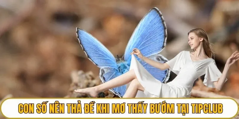 Con số nên thả đề khi mơ thấy bướm tại TIPCLUB